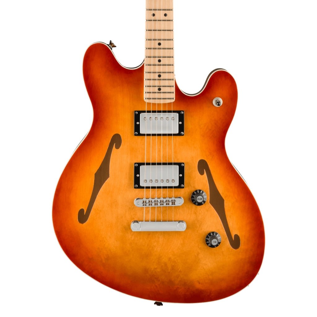 Squier Affinity Series Starcaster Deluxe Maple Fingerboard - Sienna Sunburst Electric Guitars Sky Music