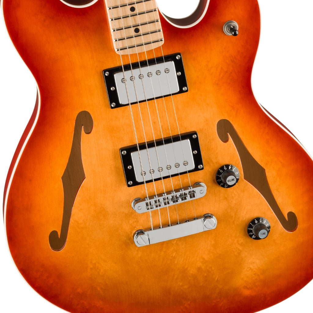 Squier Affinity Series Starcaster Deluxe Maple Fingerboard - Sienna Sunburst Electric Guitars Sky Music