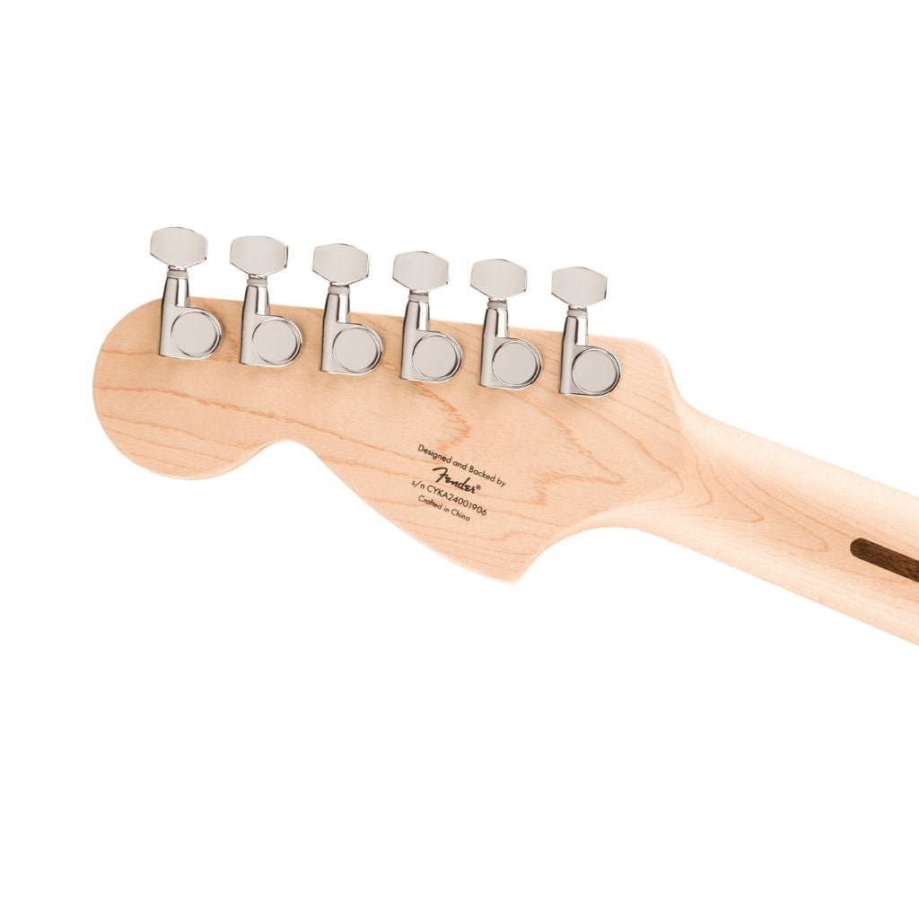 Squier Affinity Series Stratocaster Junior HSS Laurel Fingerboard with White Pickguard - Ice Blue Metallic Electric Guitars Sky Music