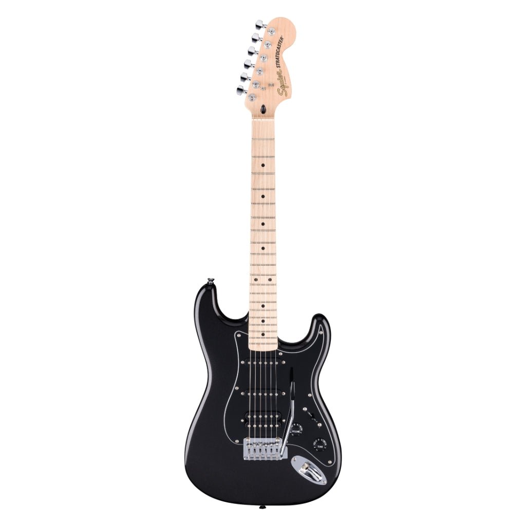 Squier Affinity Series Stratocaster Junior HSS - Metallic Black, Maple Fingerboard Electric Guitars Sky Music