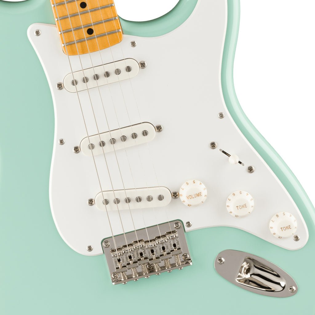 Squier Classic Vibe 50s Stratocaster HT Maple Fingerboard w/Parchment Pickguard - Surf Green Electric Guitars Sky Music