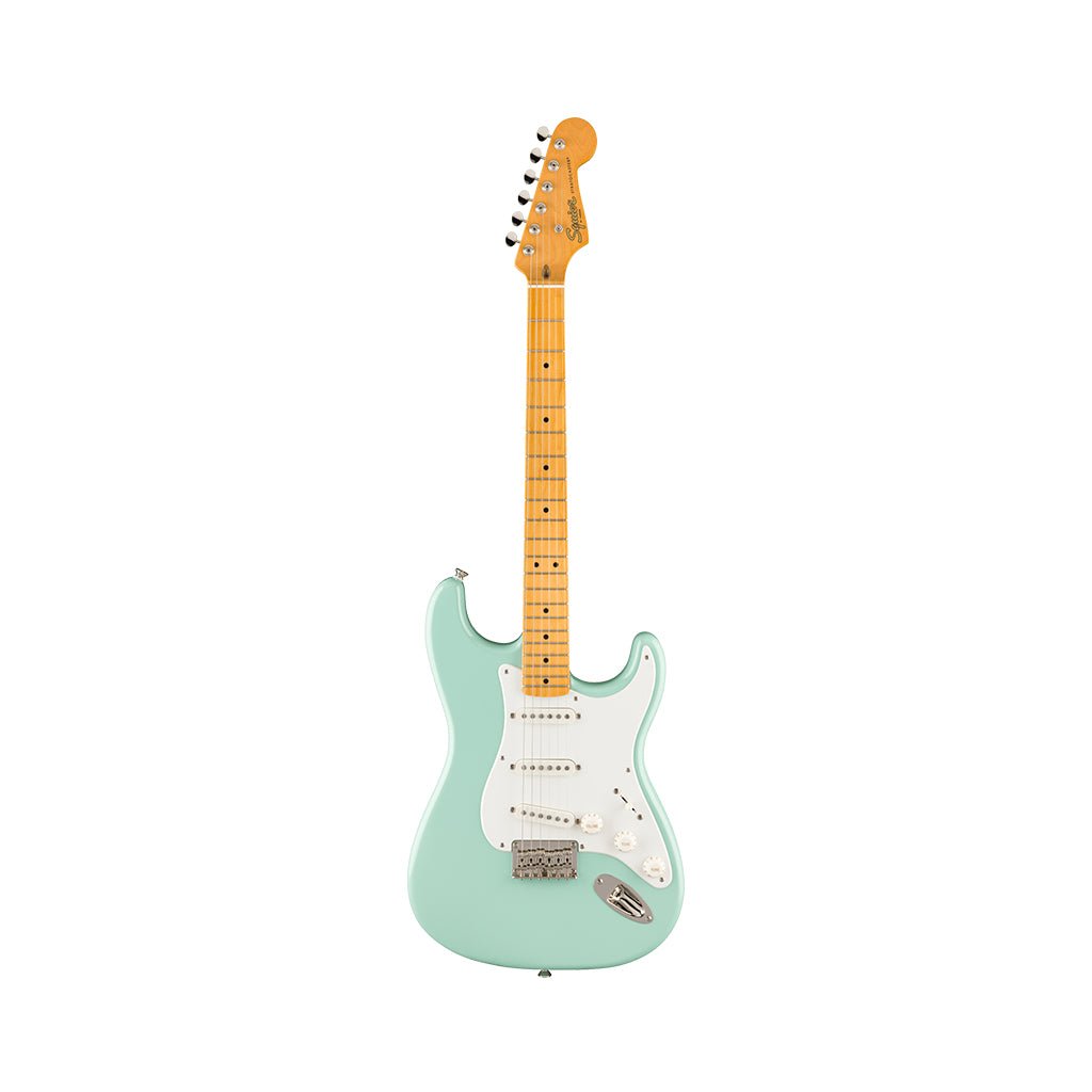 Squier Classic Vibe 50s Stratocaster HT Maple Fingerboard w/Parchment Pickguard - Surf Green Electric Guitars Sky Music