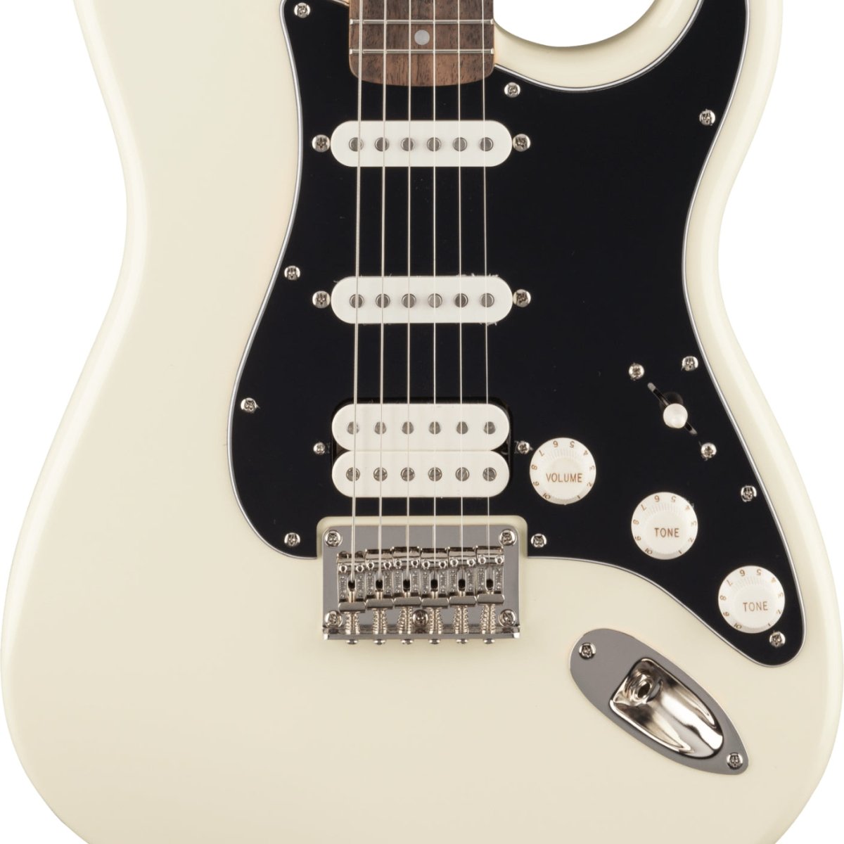 Squier Classic Vibe '70s Stratocaster HT HSS - Olympic White, Laurel Fingerboard Electric Guitars Sky Music