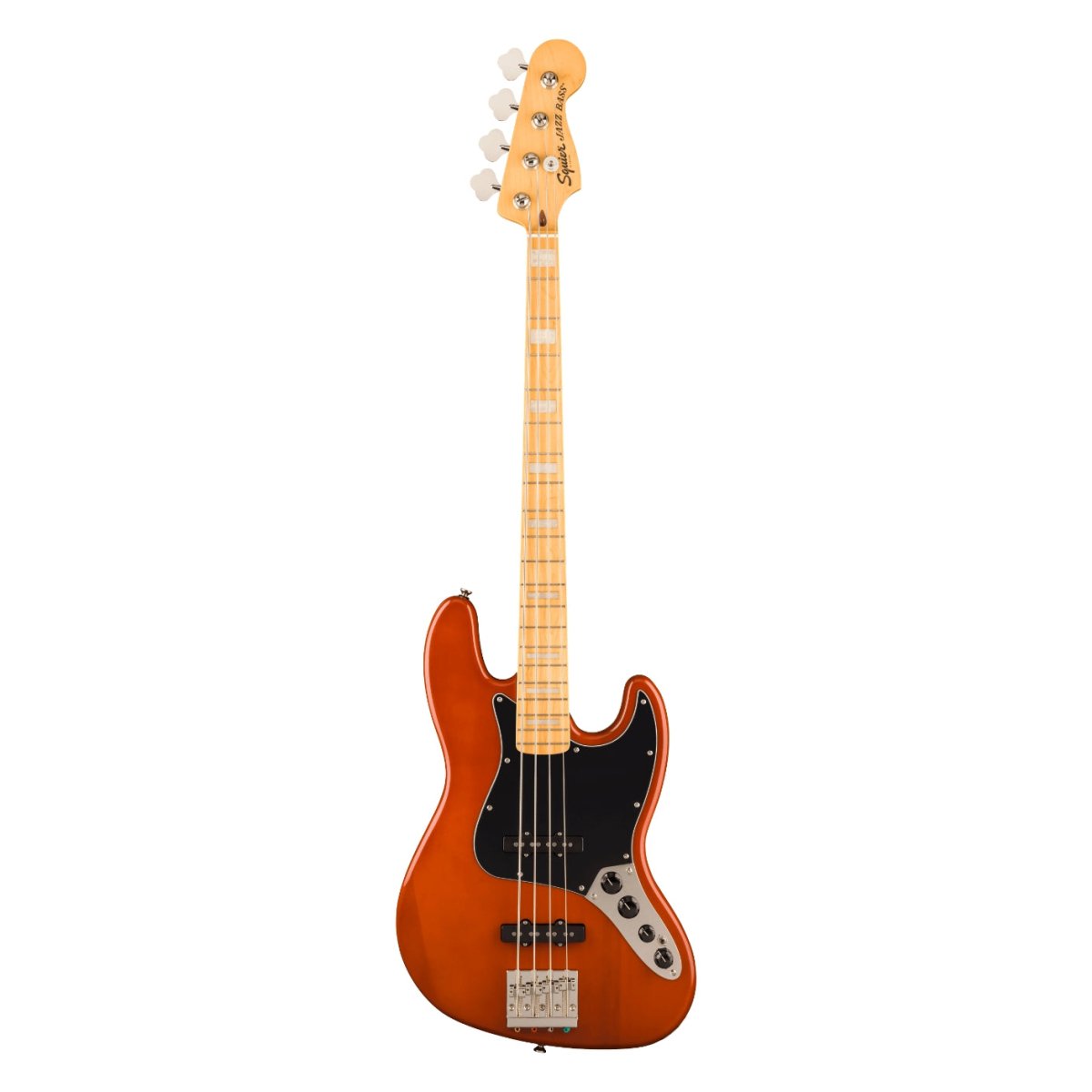 Squier Classic Vibe Active '70s Jazz Bass Guitar - Mocha, Maple Fingerboard Bass Guitars Sky Music