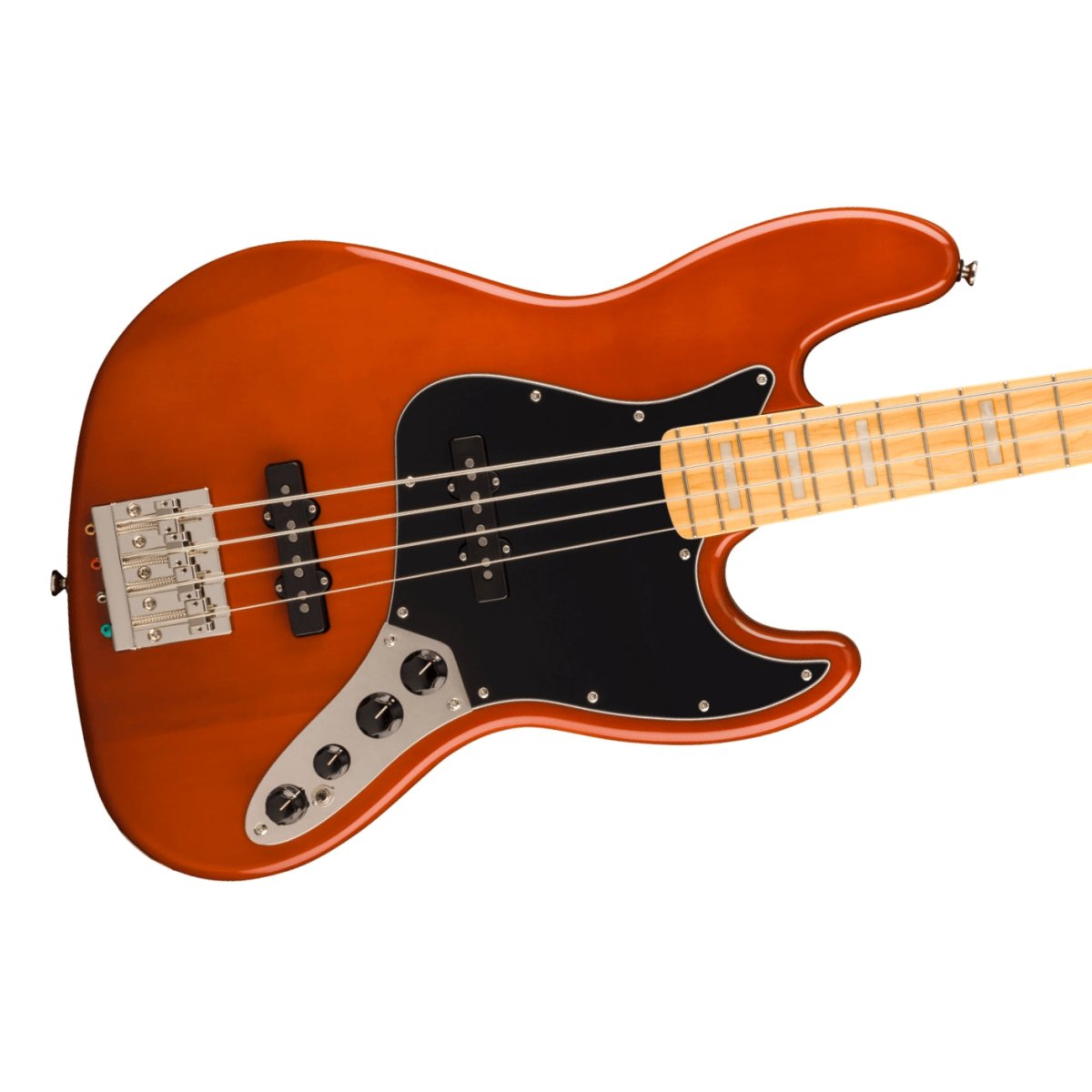 Squier Classic Vibe Active '70s Jazz Bass Guitar - Mocha, Maple Fingerboard Bass Guitars Sky Music