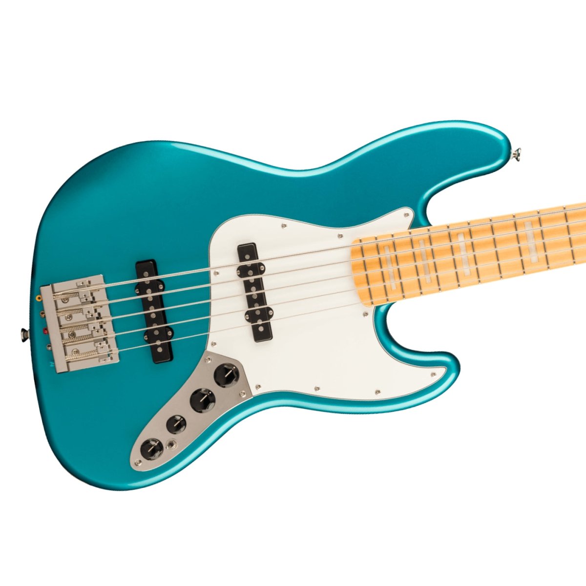 Squier Classic Vibe Active '70s Jazz Bass V - Ocean Turquoise, Maple Fingerboard Bass Guitars Sky Music