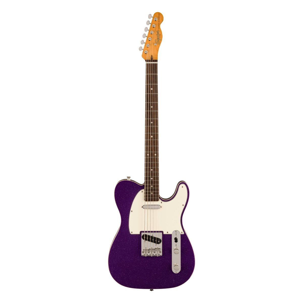 Squier Classic Vibe Baritone Custom Telecaster - Purple Sparkle, Laurel Fingerboard Electric Guitars Sky Music