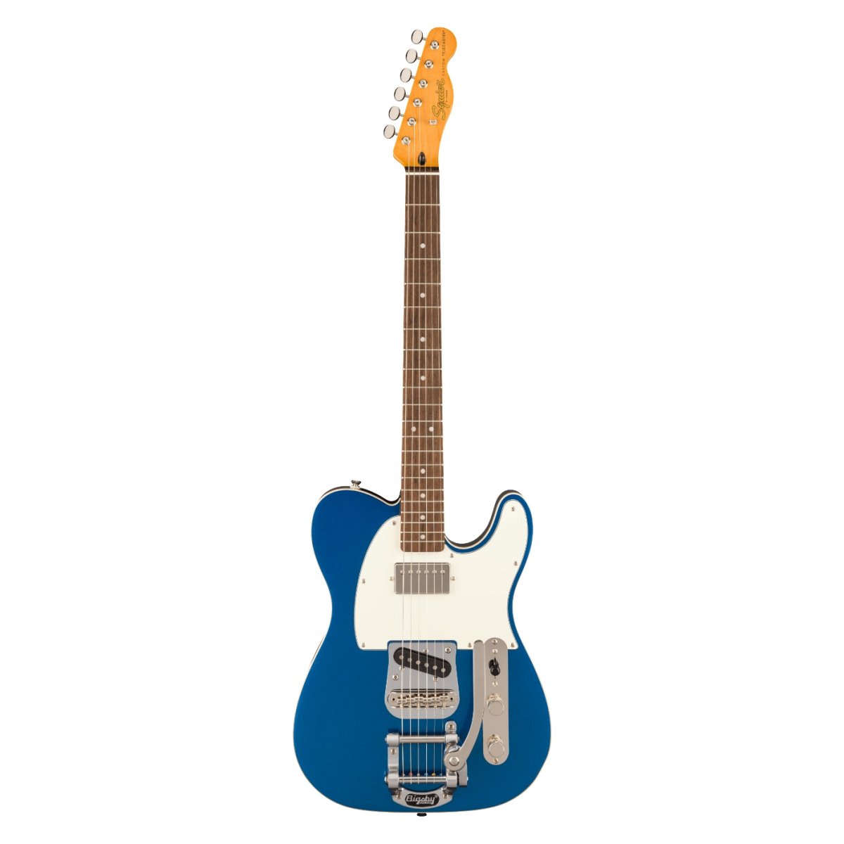 Squier Classic Vibe Custom Telecaster SH with Bigsby Electric Guitar - Lake Placid Blue Electric Guitars Sky Music