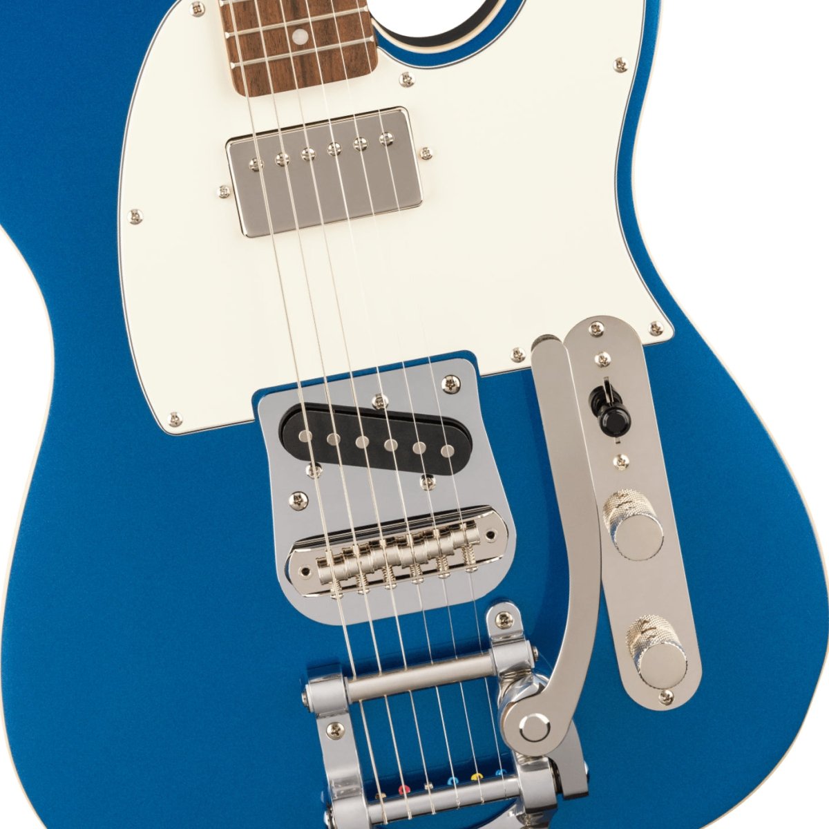 Squier Classic Vibe Custom Telecaster SH with Bigsby Electric Guitar - Lake Placid Blue Electric Guitars Sky Music