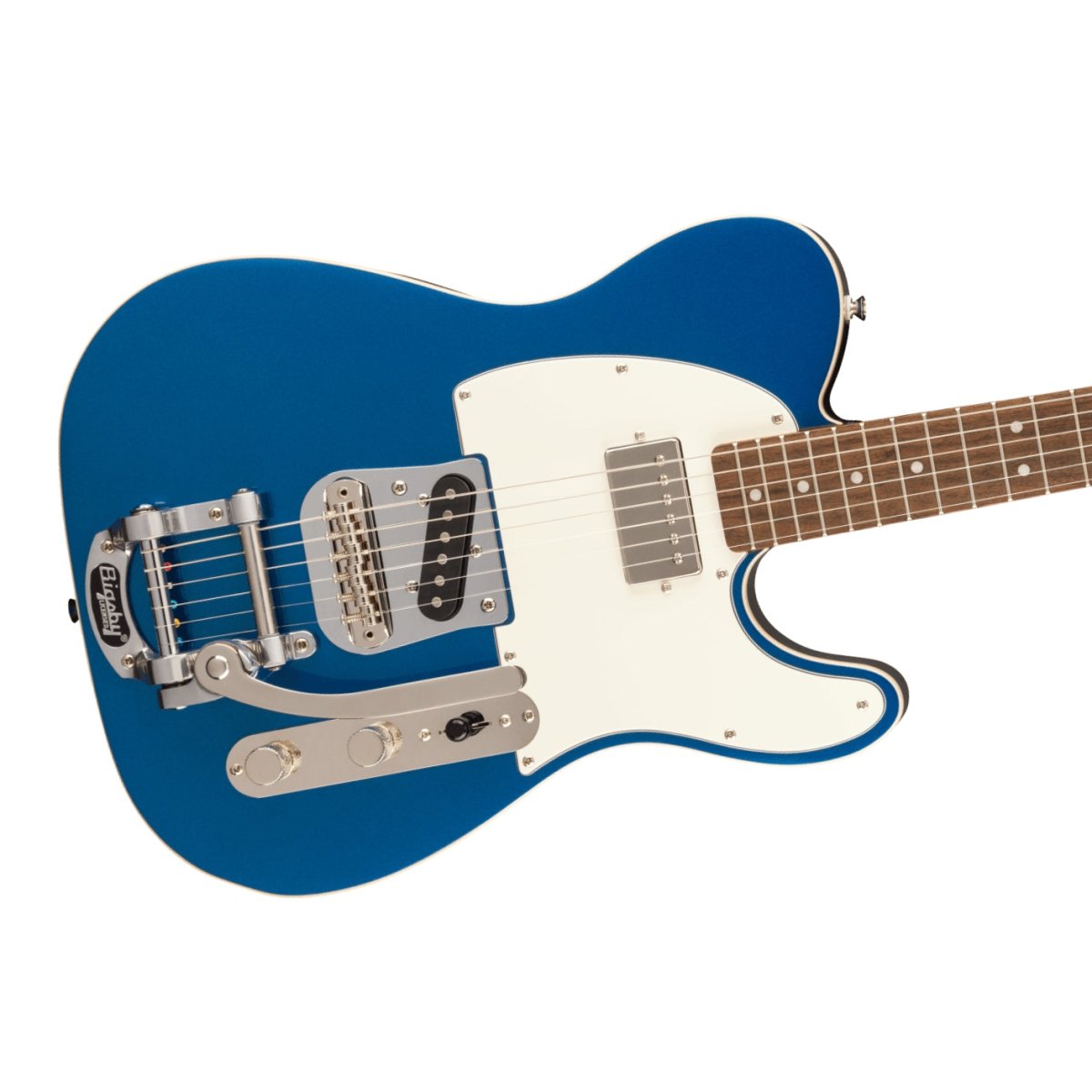 Squier Classic Vibe Custom Telecaster SH with Bigsby Electric Guitar - Lake Placid Blue Electric Guitars Sky Music