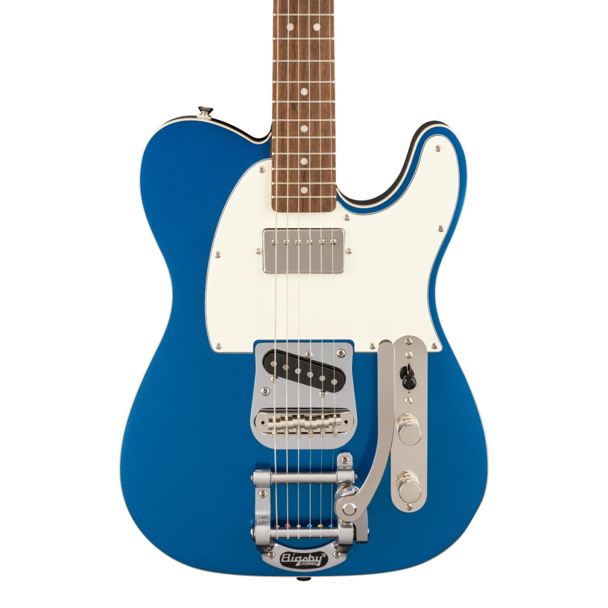 Squier Classic Vibe Custom Telecaster SH with Bigsby Electric Guitar - Lake Placid Blue Electric Guitars Sky Music