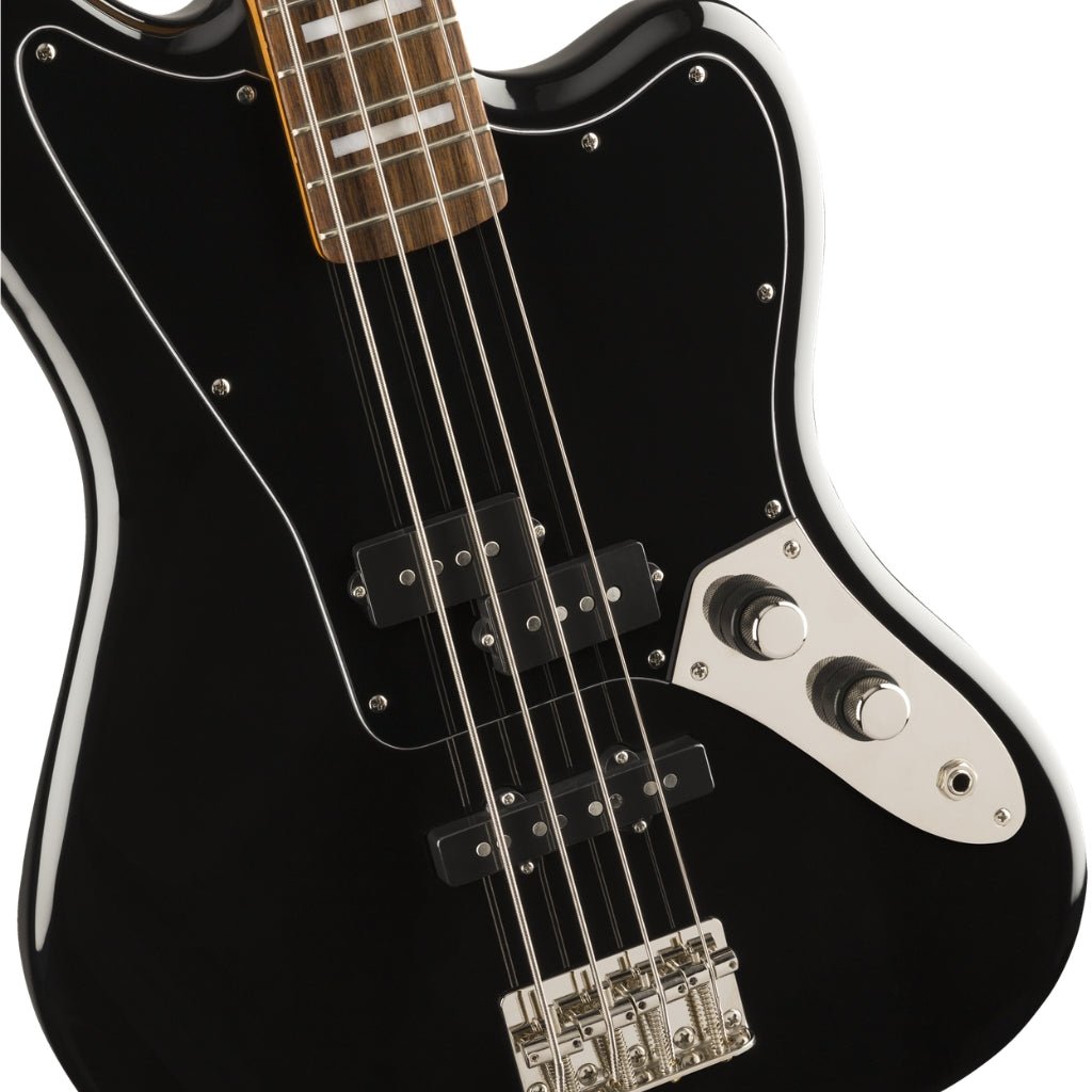 Squier Classic Vibe Jaguar Bass - Laurel Fingerboard, Black Bass Guitars Sky Music