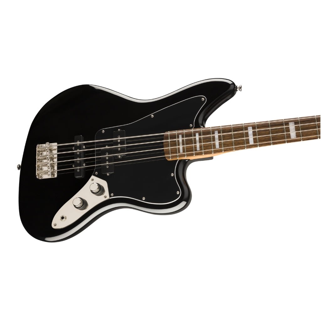 Squier Classic Vibe Jaguar Bass - Laurel Fingerboard, Black Bass Guitars Sky Music