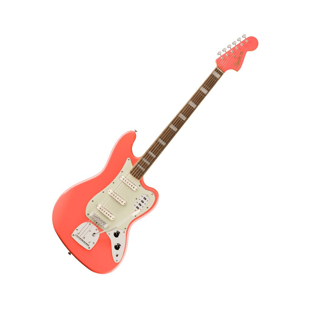 Squier Classic Vibe Limited Edition 6-String Bass VI w/Mint Pickguard - Tahitian Coral Bass Guitars Sky Music