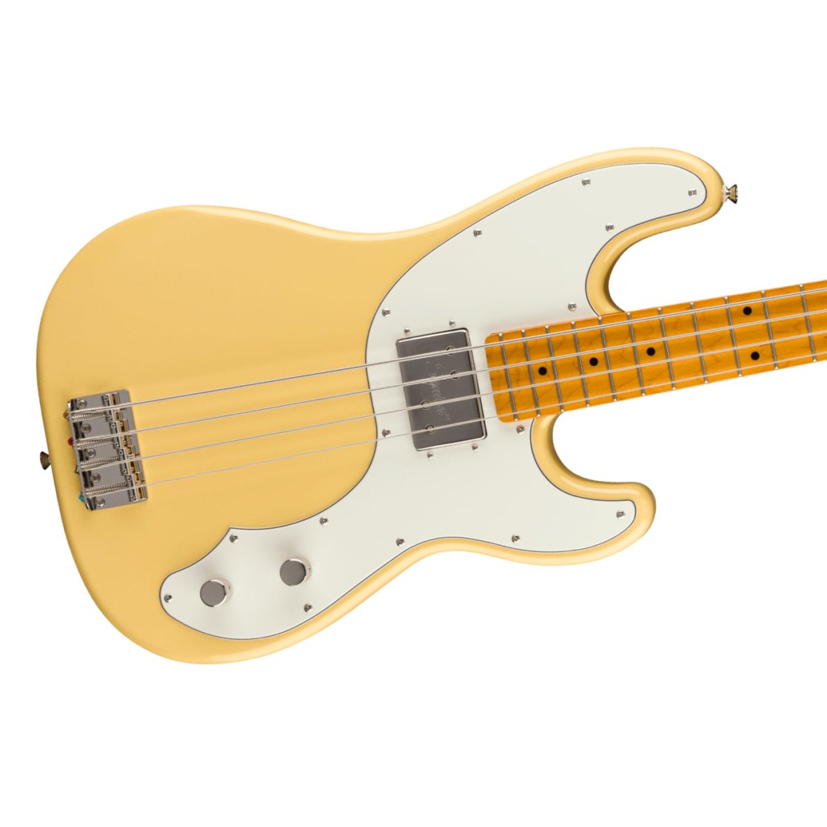 Squier Classic Vibe Telecaster Bass Guitar - Vintage White, Maple Fingerboard Bass Guitars Sky Music