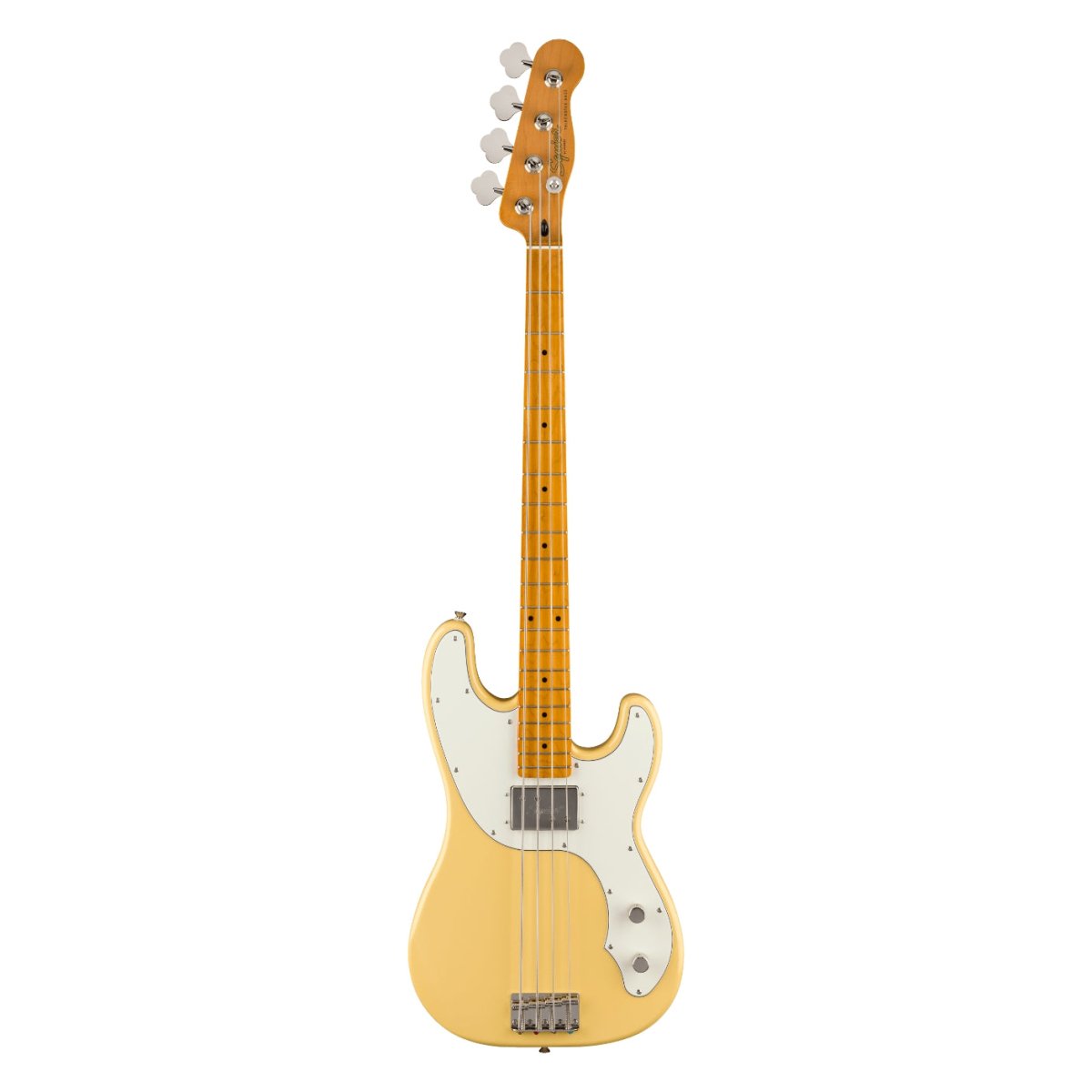Squier Classic Vibe Telecaster Bass Guitar - Vintage White, Maple Fingerboard Bass Guitars Sky Music