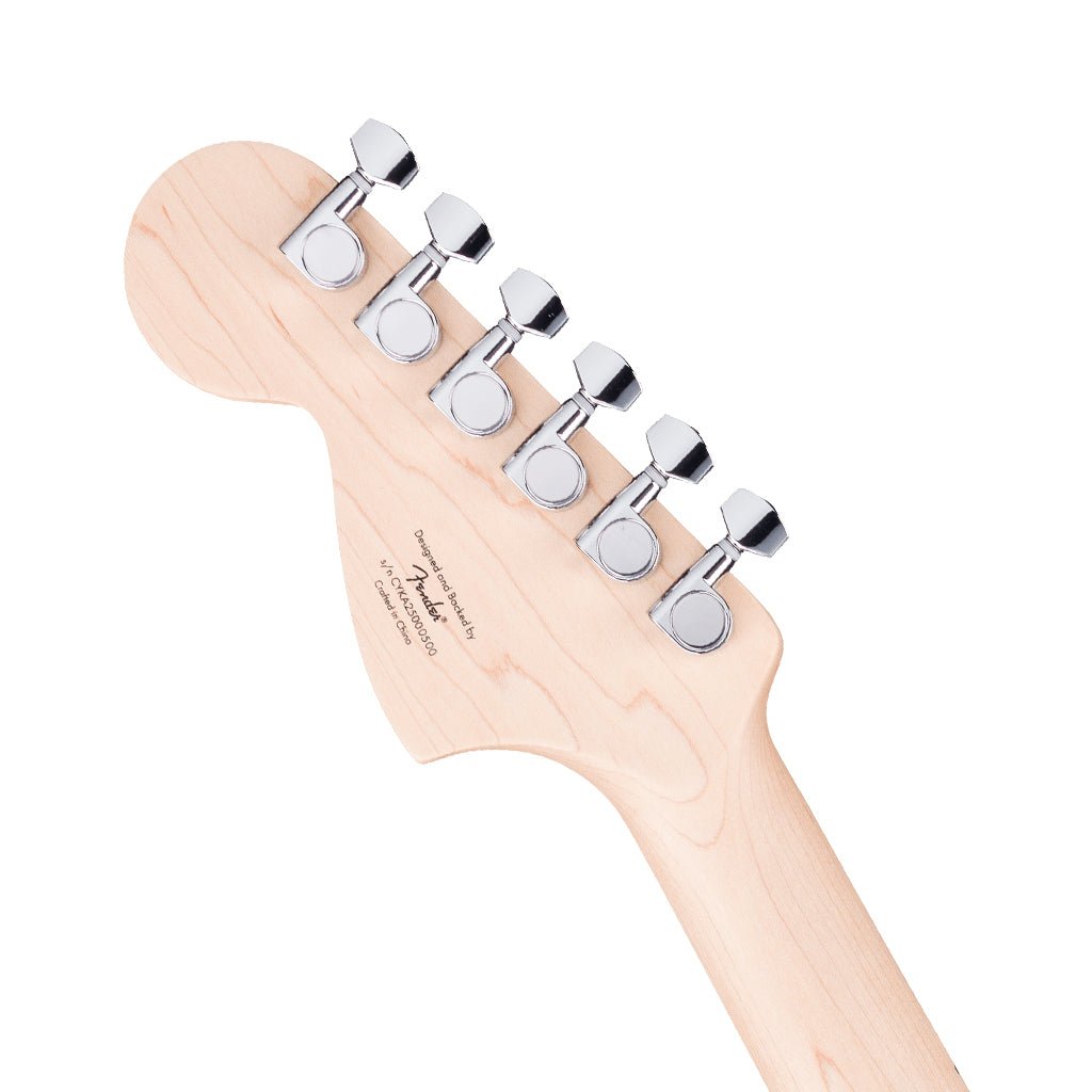 Squier FSR Affinity Limited Edition Jaguar Maple Neck w/White Pickguard - Daphne Blue Electric Guitars Sky Music
