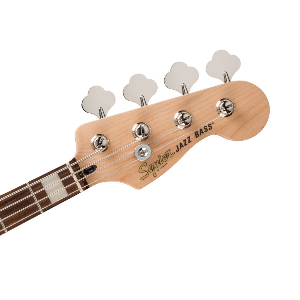 Squier FSR Affinity Series Active Jazz Bass - Charcoal Frost Metallic, Laurel Fingerboard Electric Guitars Sky Music