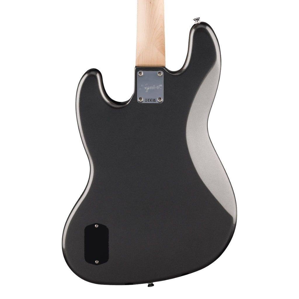 Squier FSR Affinity Series Active Jazz Bass - Charcoal Frost Metallic, Laurel Fingerboard Electric Guitars Sky Music