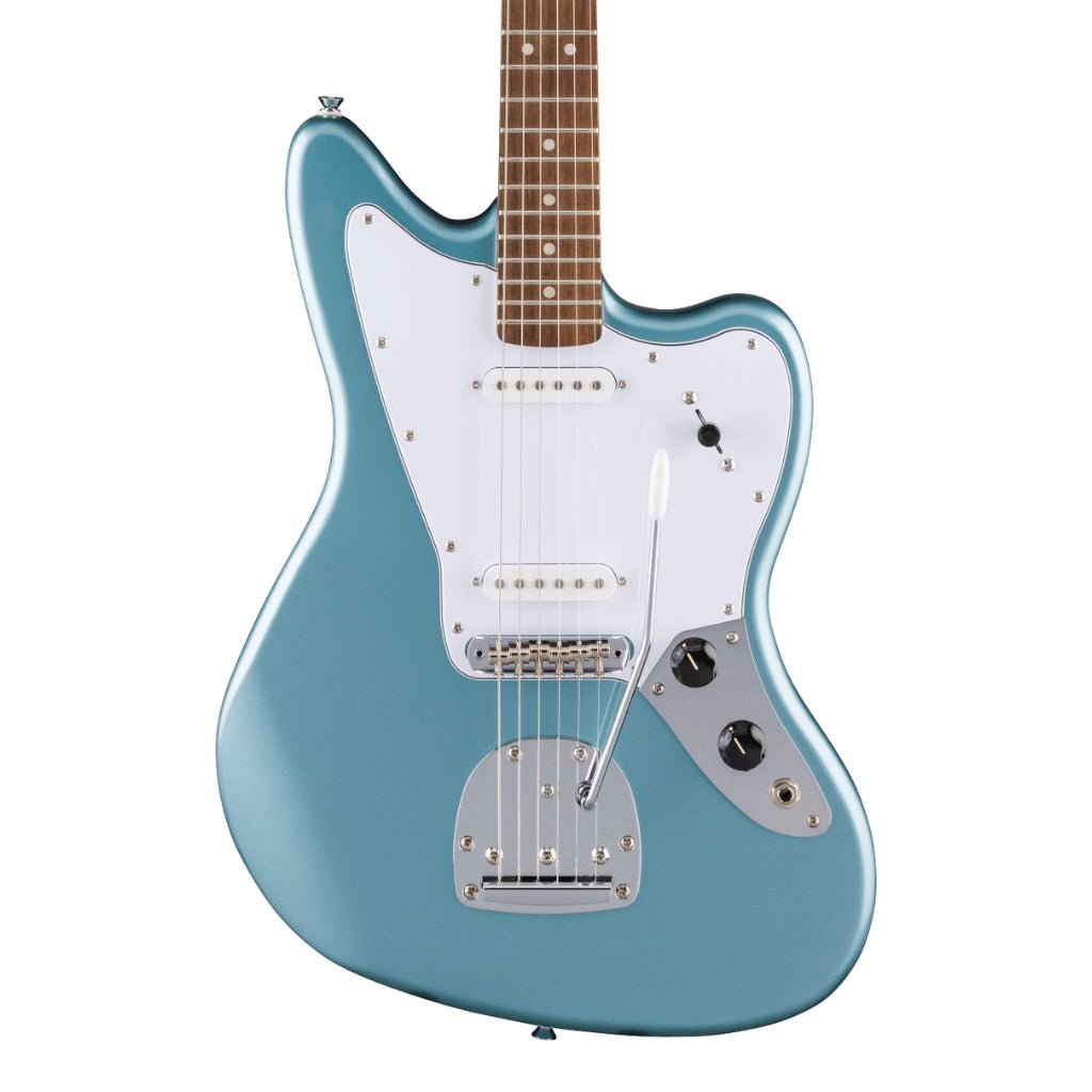 Squier FSR Affinity Series Jaguar Electric Guitar - Ice Blue Metallic Electric Guitars Sky Music