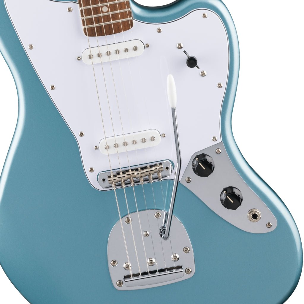 Squier FSR Affinity Series Jaguar Electric Guitar - Ice Blue Metallic Electric Guitars Sky Music