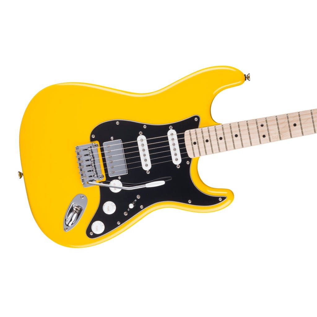 Squier FSR Affinity Series Stratocaster HSS Electric Guitar - Graffiti Yellow, Maple Fingerboard Electric Guitars Sky Music