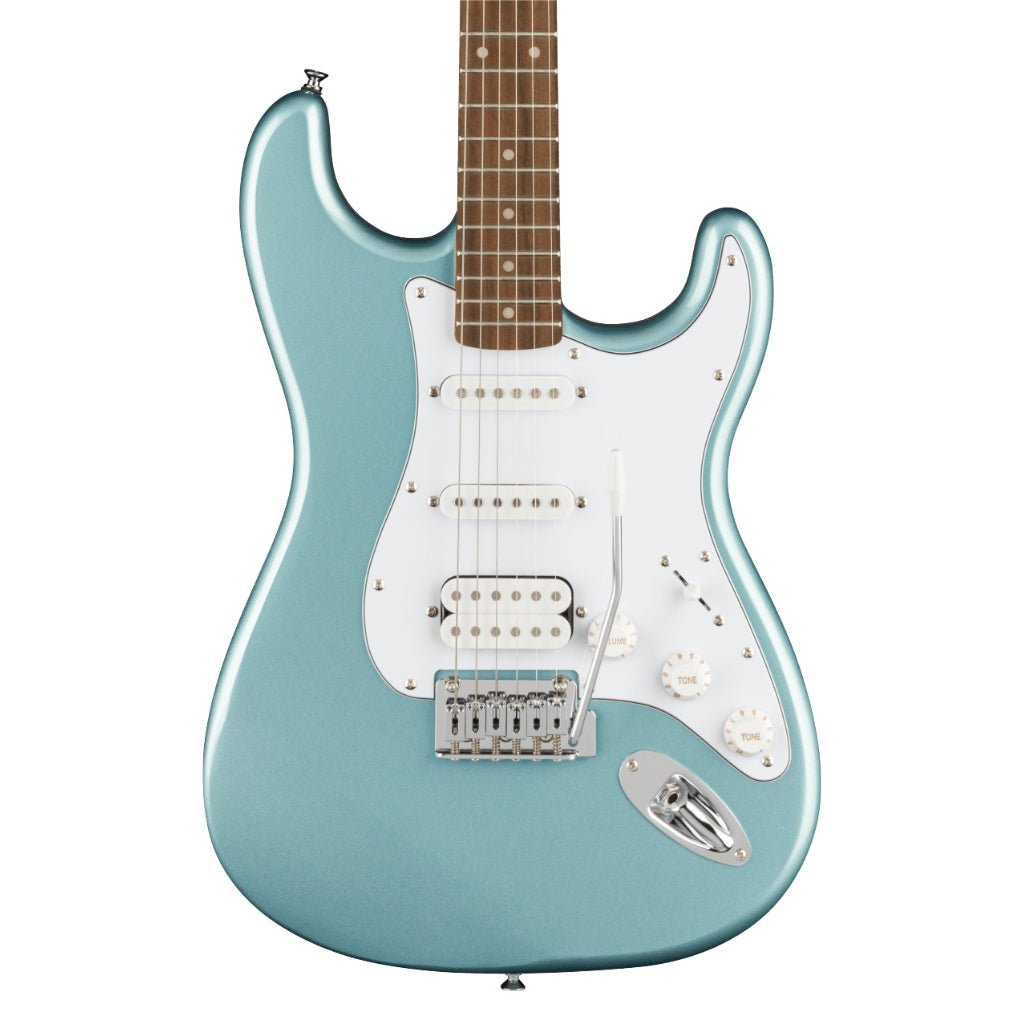 Squier FSR Affinity Series Stratocaster HSS - Ice Blue Metallic, Laurel Fingerboard Electric Guitars Sky Music