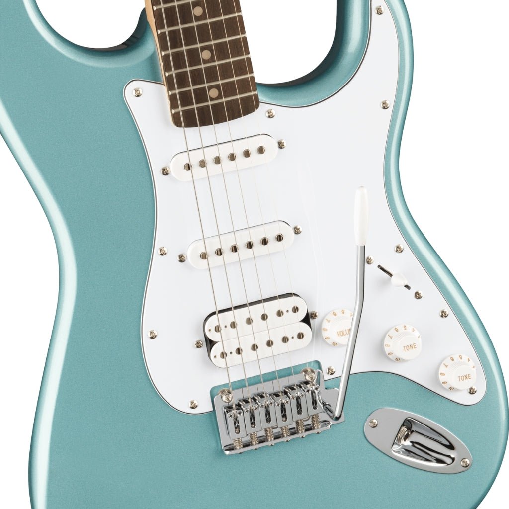 Squier FSR Affinity Series Stratocaster HSS - Ice Blue Metallic, Laurel Fingerboard Electric Guitars Sky Music