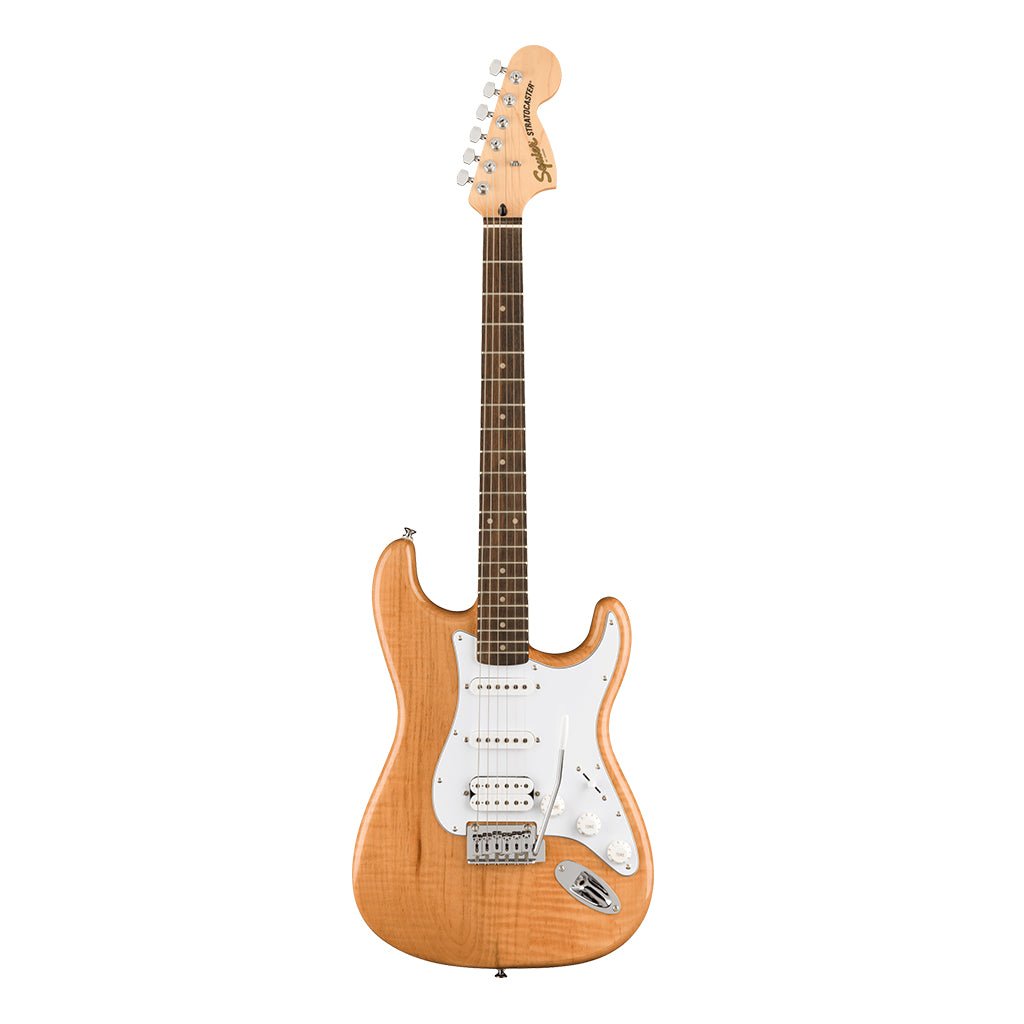 Squier FSR Affinity Series™ Stratocaster® HSS, Laurel Fingerboard, White Pickguard, Natural Electric Guitars Sky Music