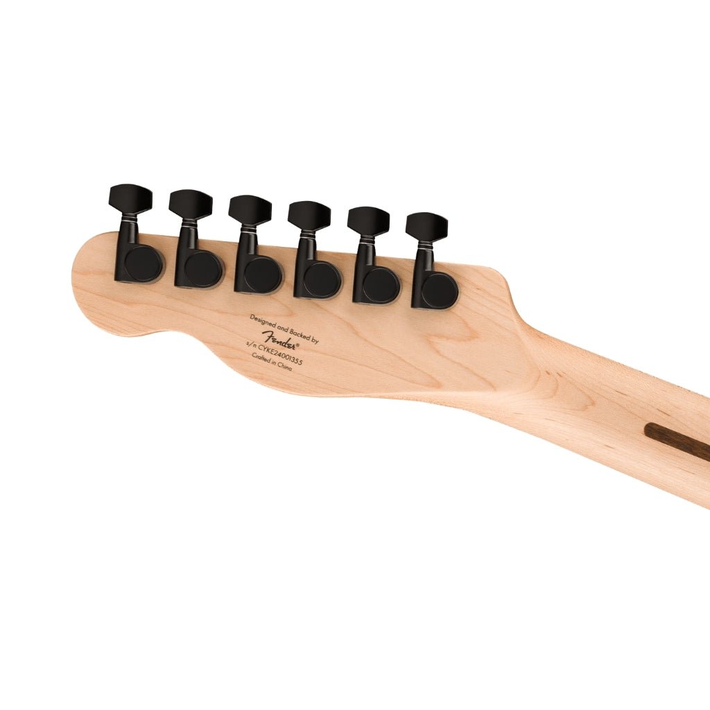 Squier FSR Affinity Series Telecaster Deluxe - Metallic Black, Laurel Fingerboard Electric Guitars Sky Music