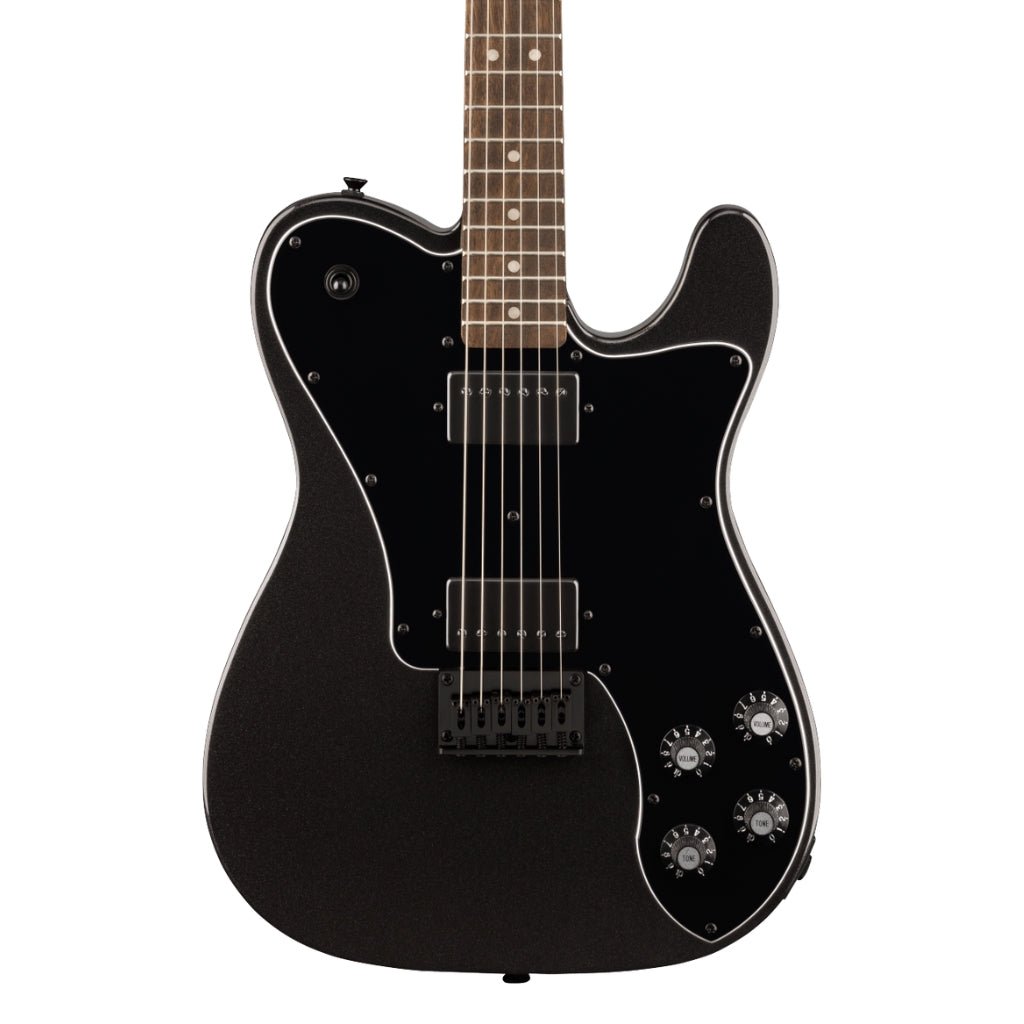 Squier FSR Affinity Series Telecaster Deluxe - Metallic Black, Laurel Fingerboard Electric Guitars Sky Music