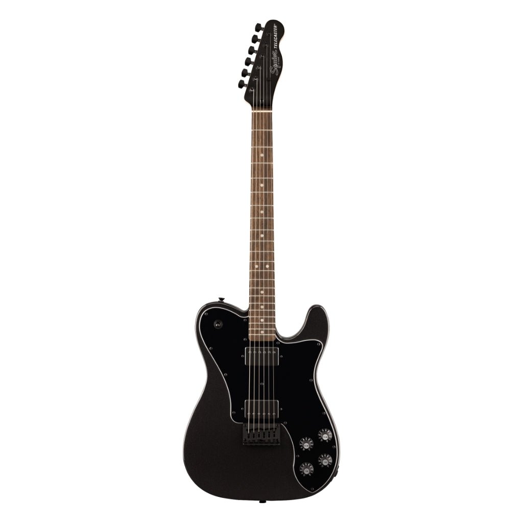 Squier FSR Affinity Series Telecaster Deluxe - Metallic Black, Laurel Fingerboard Electric Guitars Sky Music