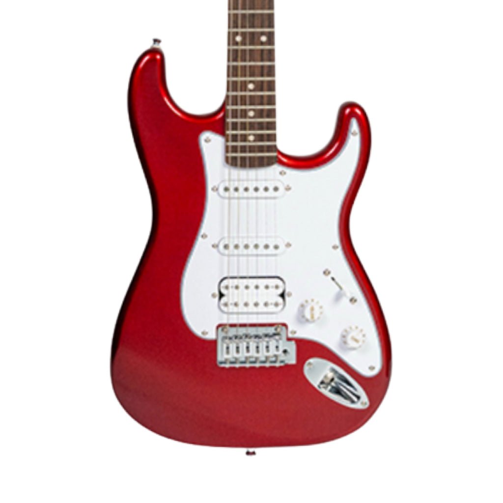 Squier FSR Affinity Stratocaster Junior HSS Laurel Fingerboard - Candy Apple Red Electric Guitars Sky Music