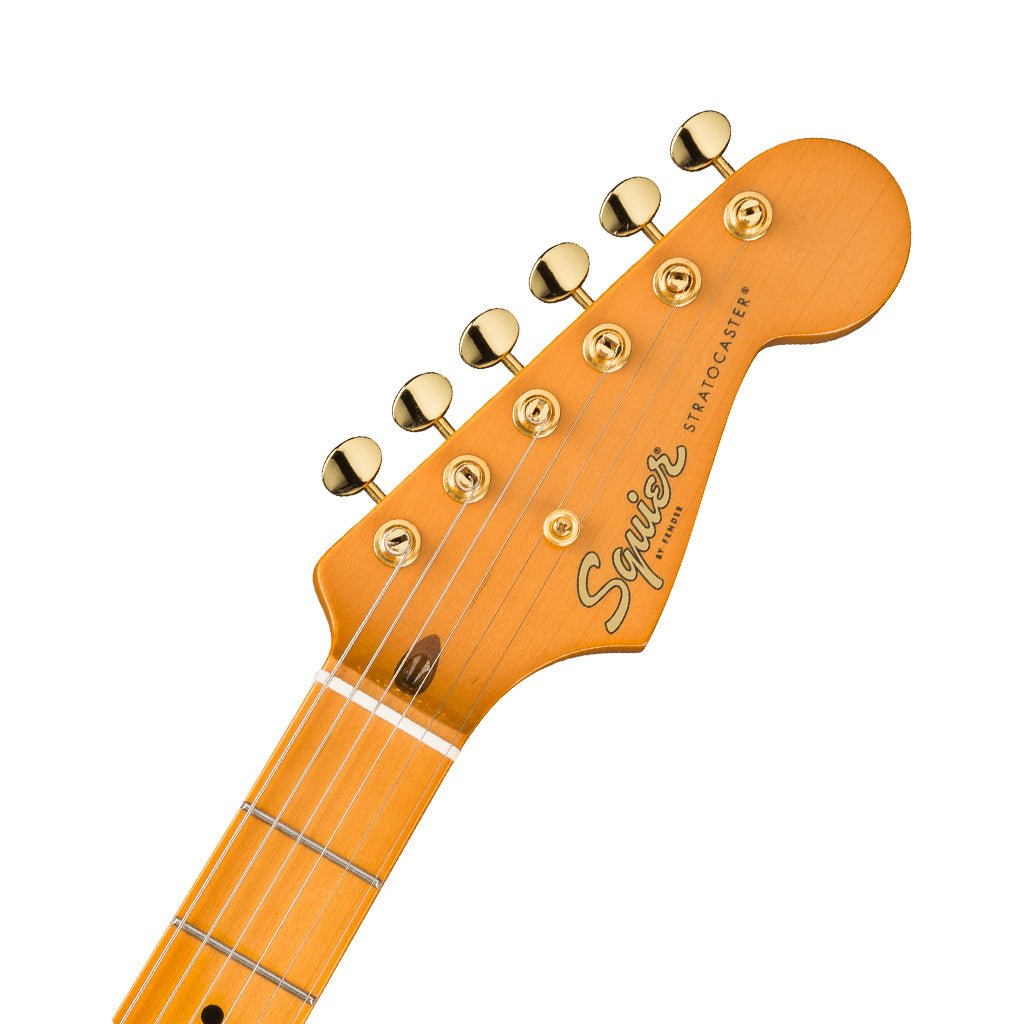 Squier FSR Classic Vibe 50s Stratocaster Maple Fingerboard w/Gold Hardware - White Blonde Electric Guitars Sky Music