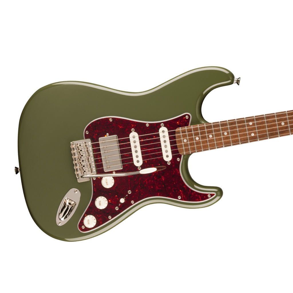 Squier FSR Classic Vibe '60s HSS Stratocaster - Antique Olive, Laurel Fingerboard Electric Guitars Sky Music