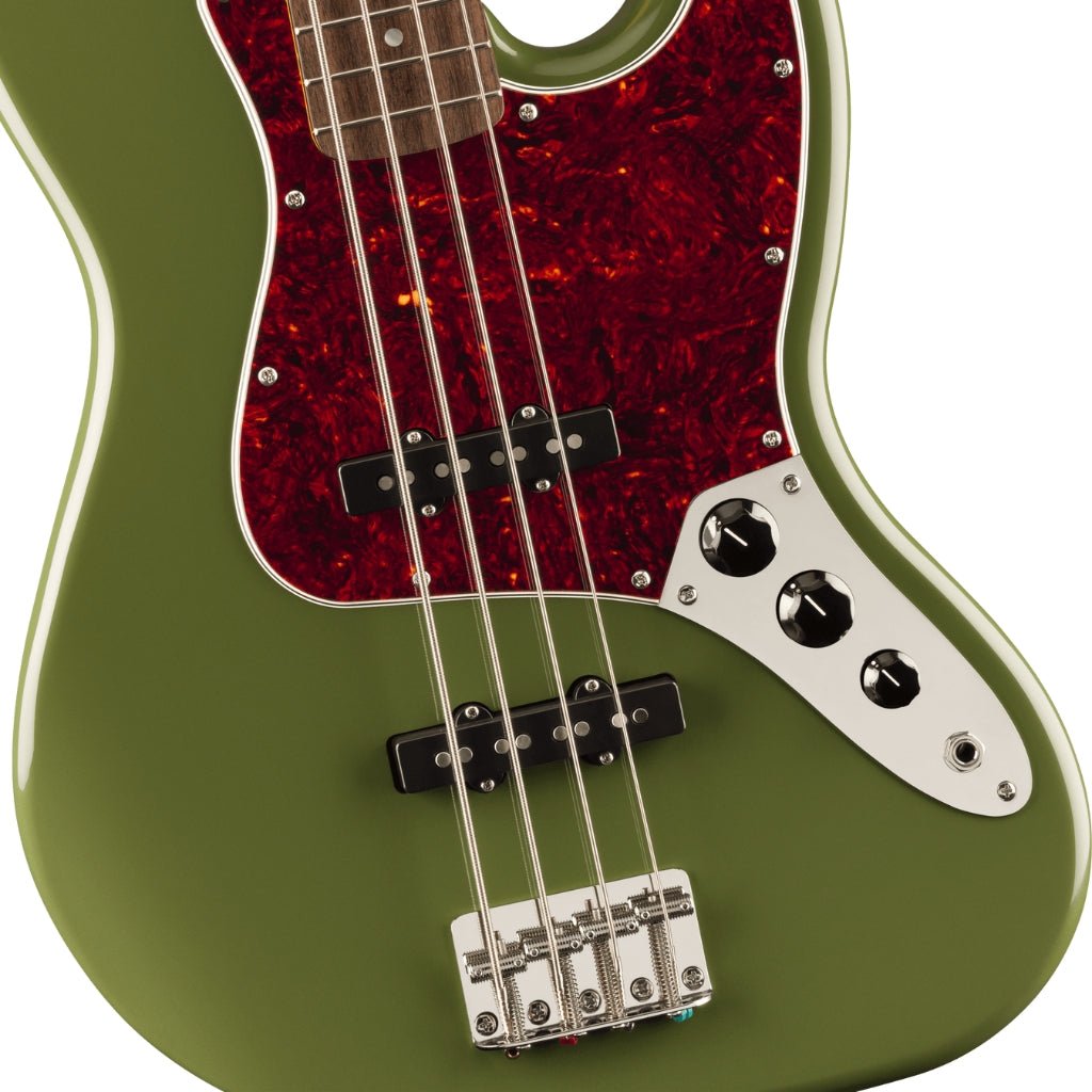 Squier FSR Classic Vibe '60s Jazz Bass - Olive, Laurel Fingerboard Bass Guitars Sky Music