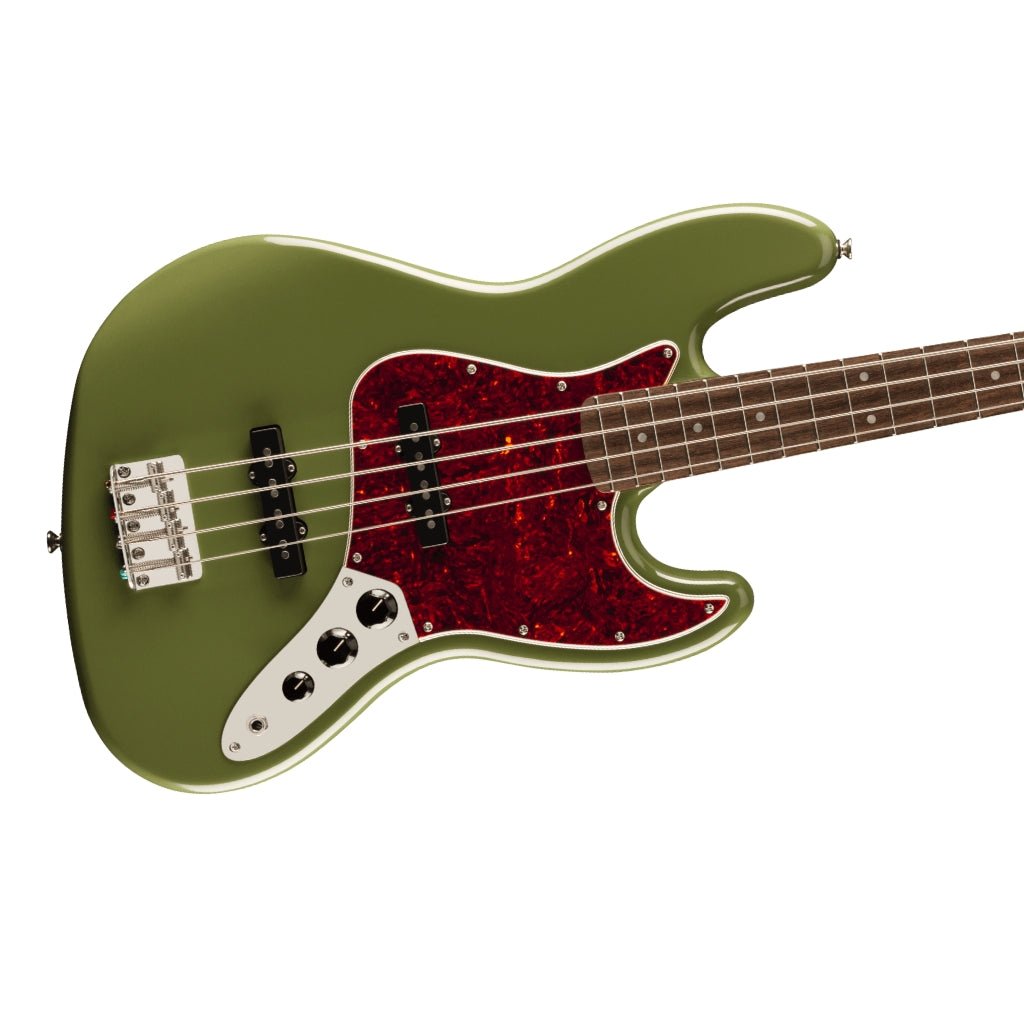 Squier FSR Classic Vibe '60s Jazz Bass - Olive, Laurel Fingerboard Bass Guitars Sky Music