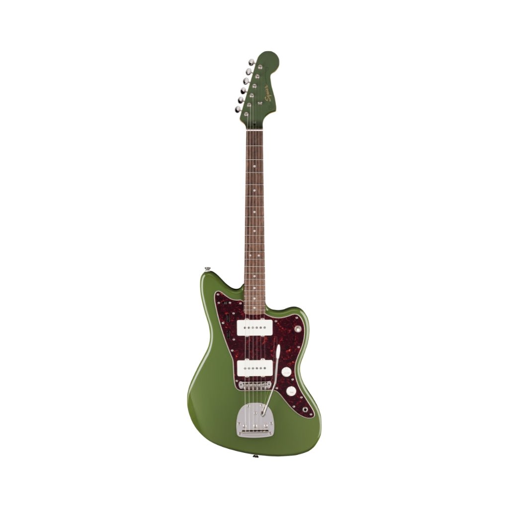 Squier FSR Classic Vibe 60s Jazzmaster Laurel Fingerboard - Antique Olive Electric Guitars Sky Music