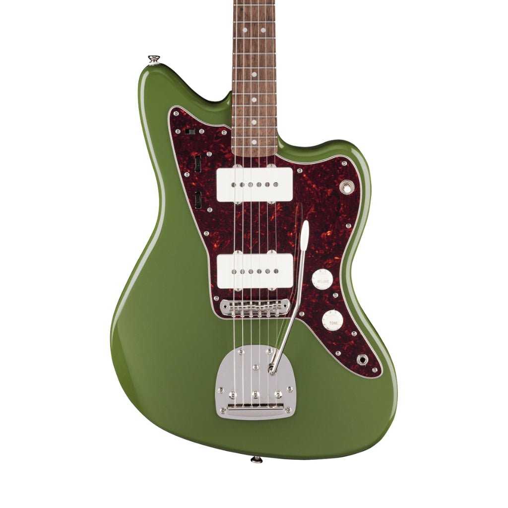 Squier FSR Classic Vibe 60s Jazzmaster Laurel Fingerboard - Antique Olive Electric Guitars Sky Music