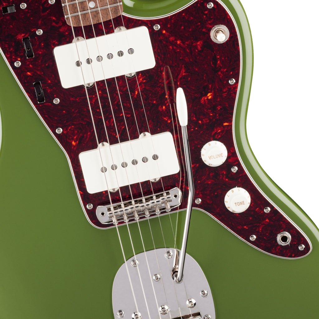Squier FSR Classic Vibe 60s Jazzmaster Laurel Fingerboard - Antique Olive Electric Guitars Sky Music