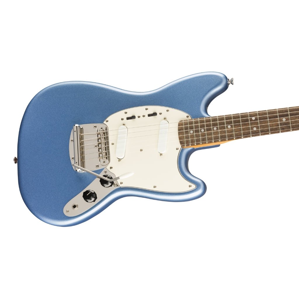 Squier FSR Classic Vibe '60s Mustang Electric Guitar - Lake Placid Blue, Laurel Fingerboard Electric Guitars Sky Music