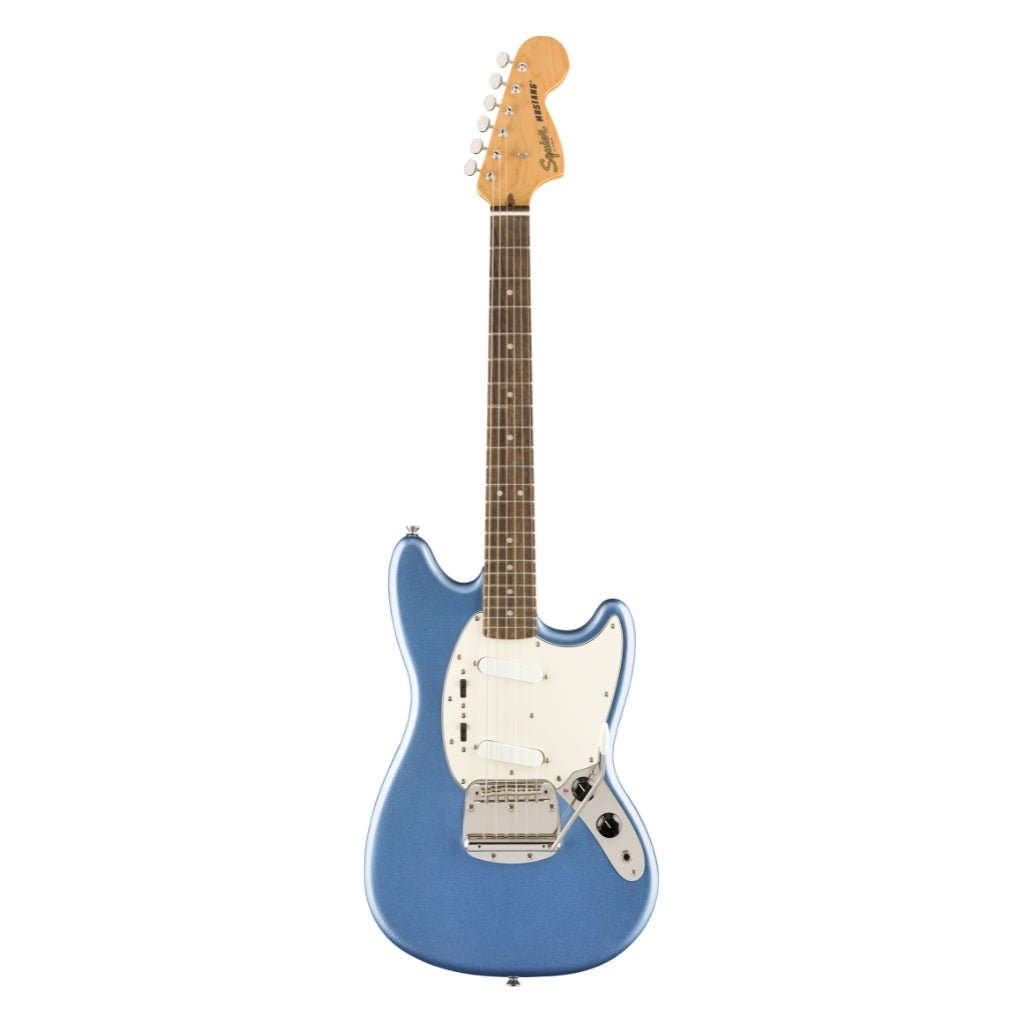 Squier FSR Classic Vibe '60s Mustang Electric Guitar - Lake Placid Blue, Laurel Fingerboard Electric Guitars Sky Music