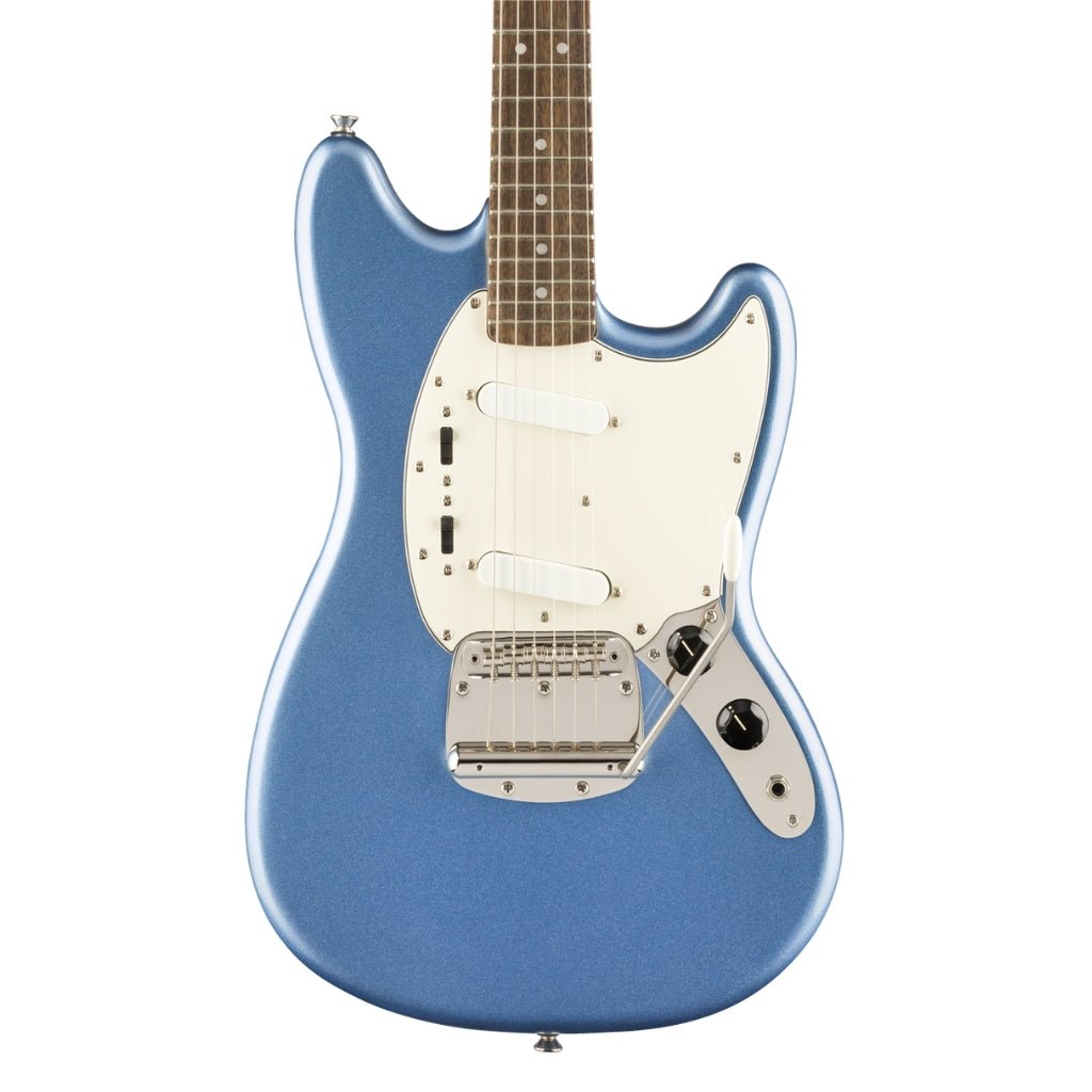 Squier FSR Classic Vibe '60s Mustang Electric Guitar - Lake Placid Blue, Laurel Fingerboard Electric Guitars Sky Music