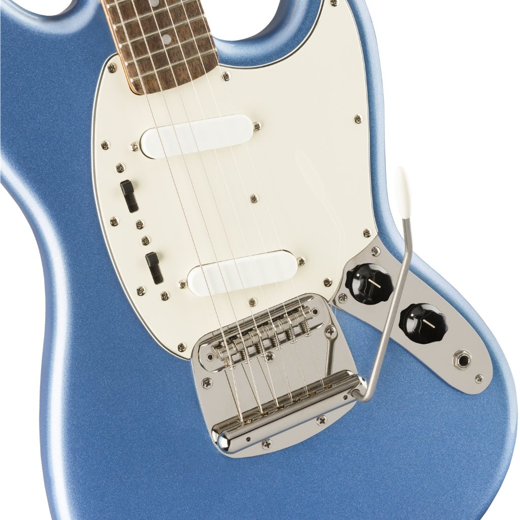 Squier FSR Classic Vibe '60s Mustang Electric Guitar - Lake Placid Blue, Laurel Fingerboard Electric Guitars Sky Music