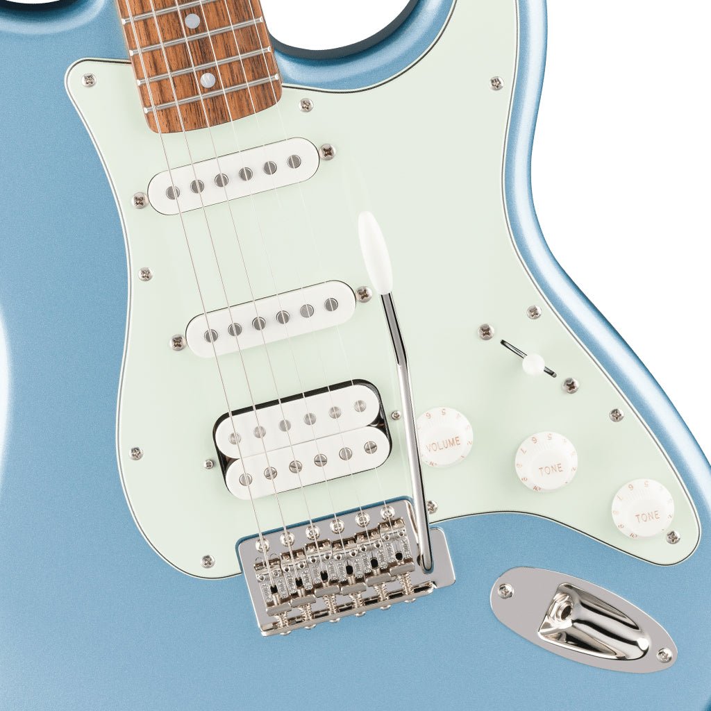 Squier FSR Classic Vibe 60s Stratocaster HSS Laurel Fingerboard w/Mint Pickguard - Ice Blue Metallic Electric Guitars Sky Music