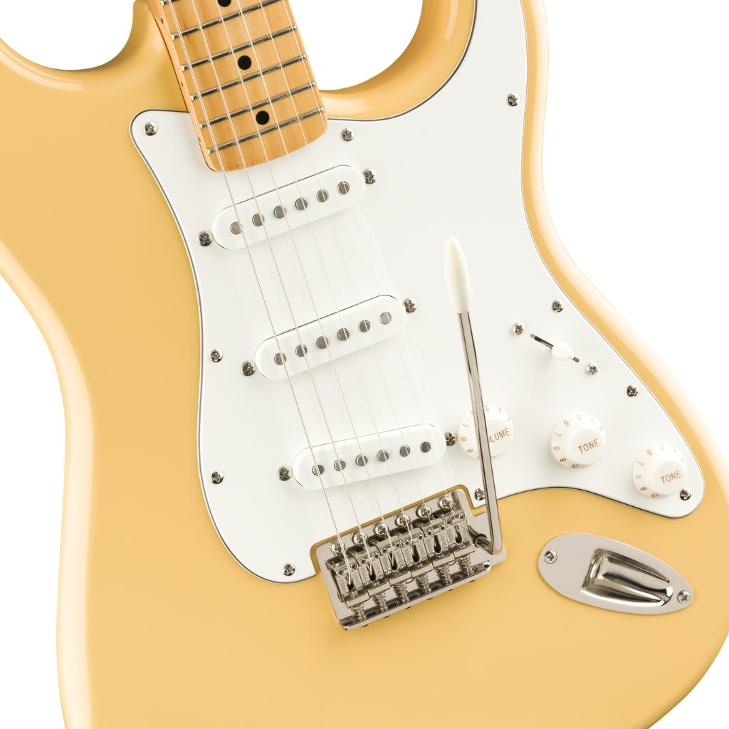 Squier FSR Classic Vibe '70s Stratocaster - Vintage White, Maple Fingerboard Electric Guitars Sky Music