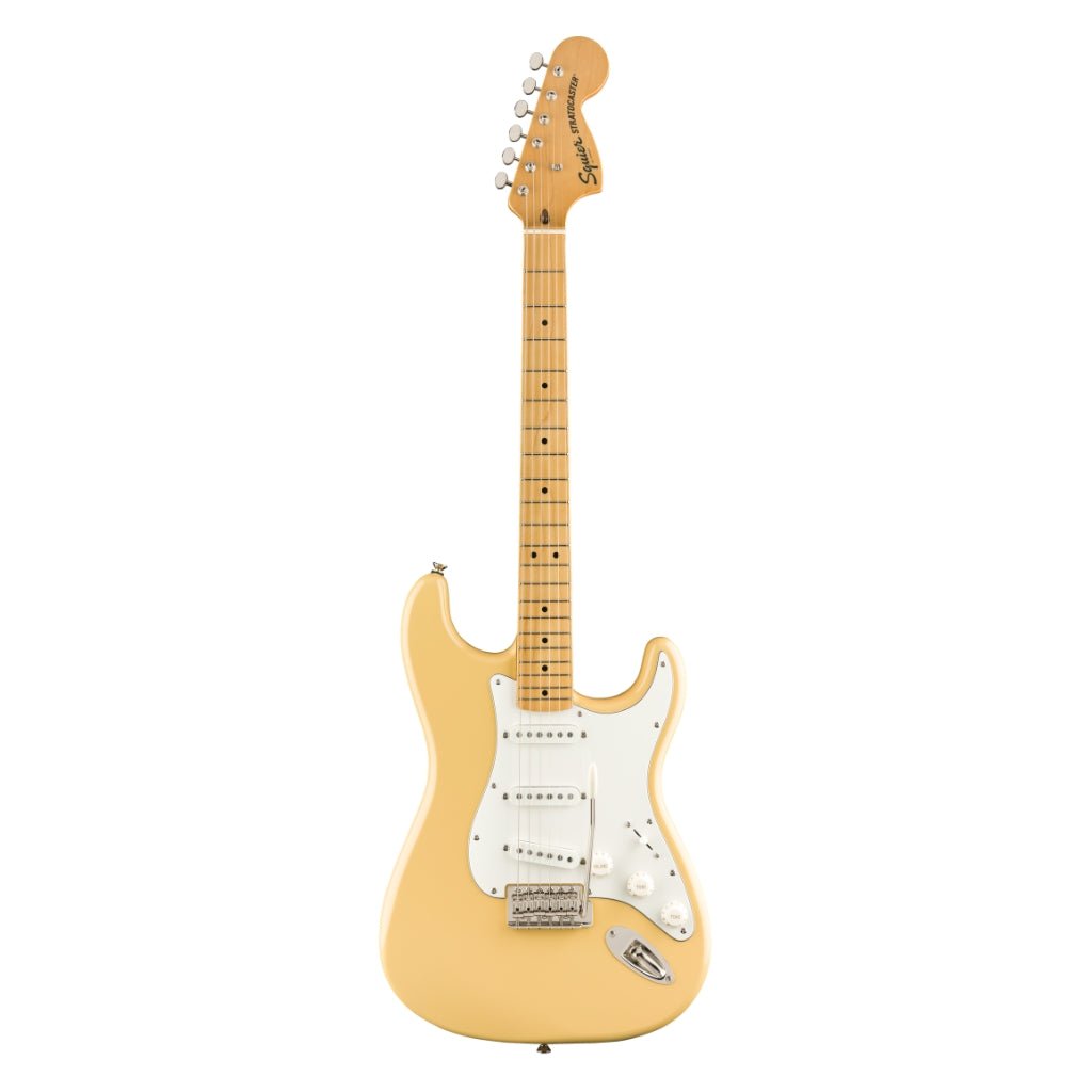 Squier FSR Classic Vibe '70s Stratocaster - Vintage White, Maple Fingerboard Electric Guitars Sky Music