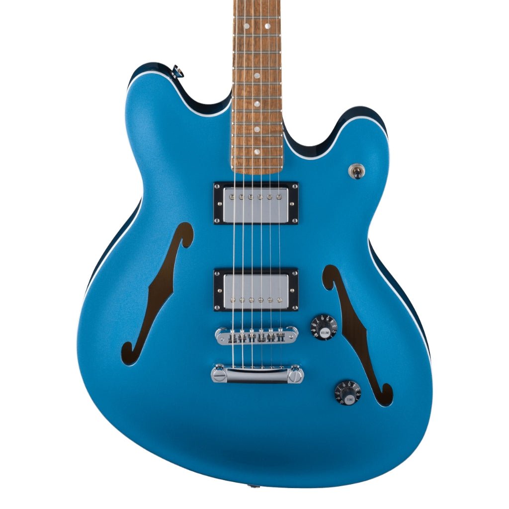 Squier FSR Limited Edition Affinity Series Starcaster Deluxe - Lake Placid Blue Electric Guitars Sky Music