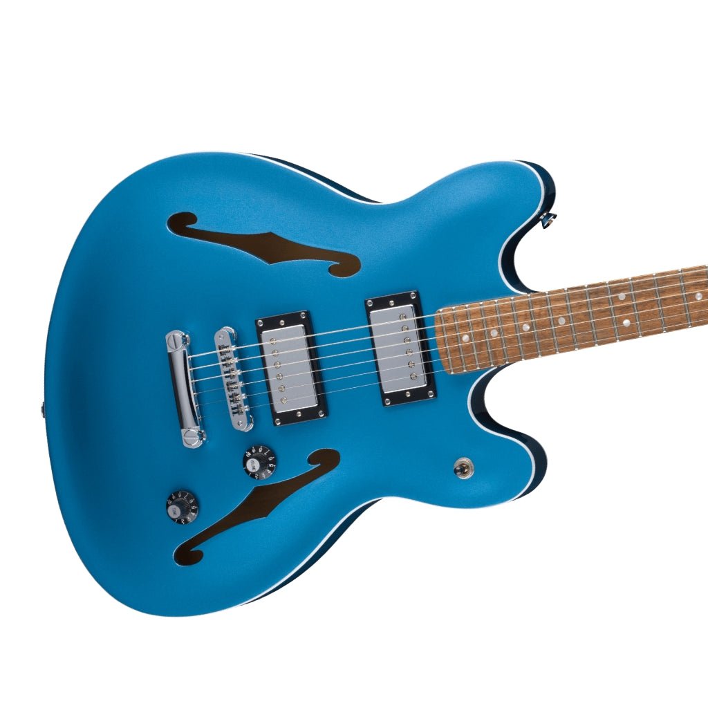 Squier FSR Limited Edition Affinity Series Starcaster Deluxe - Lake Placid Blue Electric Guitars Sky Music
