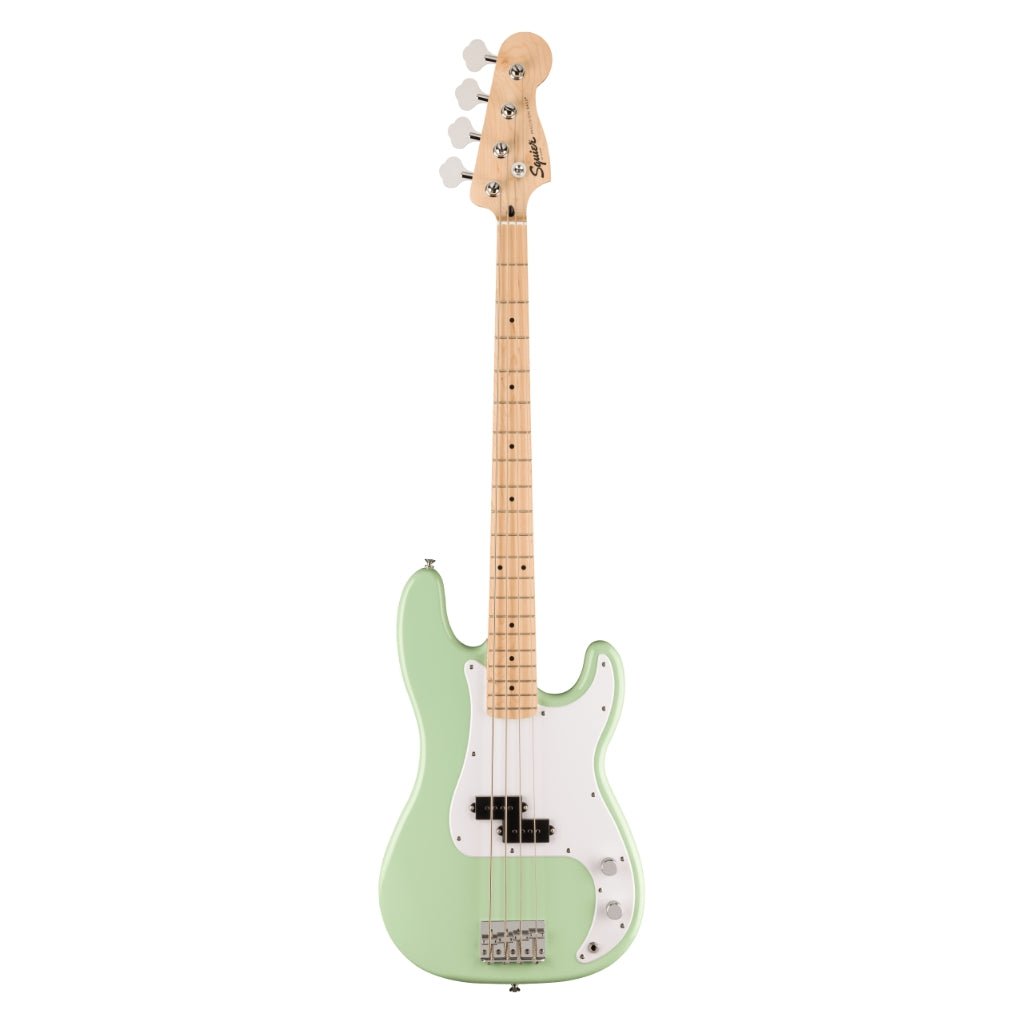 Squier FSR Sonic Precision Bass Guitar - Surf Green, Maple Fingerboard Electric Guitars Sky Music